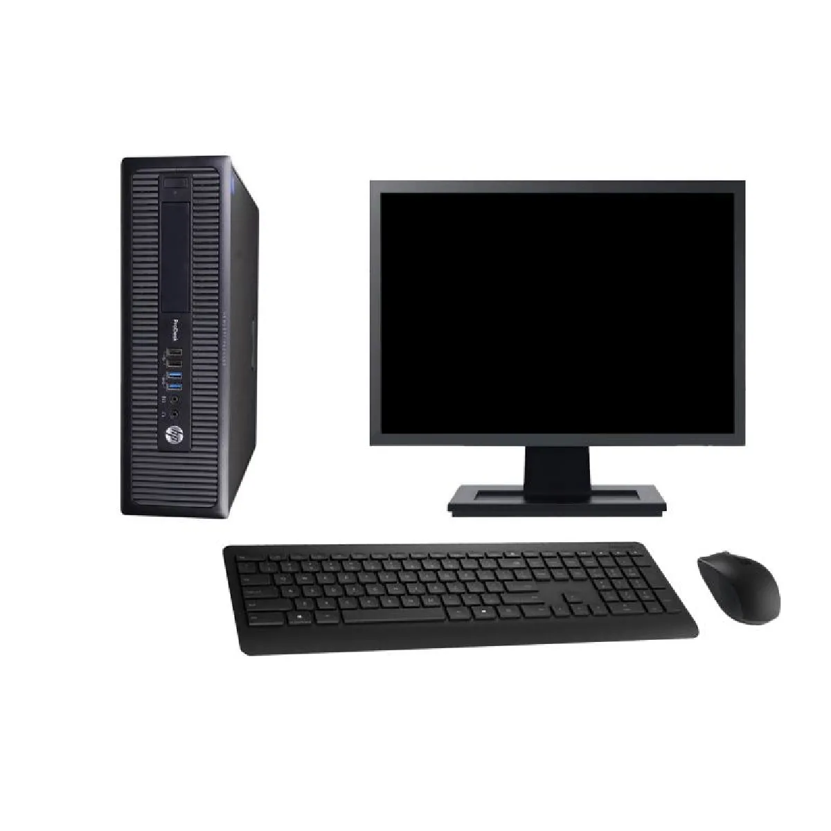 HP 600 G1 SFF Ecran 27"" - G3220 - 8Go RAM - 500Go HDD État correct - Hewlett-Packard reconditionné disponible sur Rue du Commerce Seconde Vie